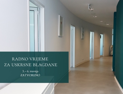 OBAVIJEST O RADNOM VREMENU POLIKLINIKE